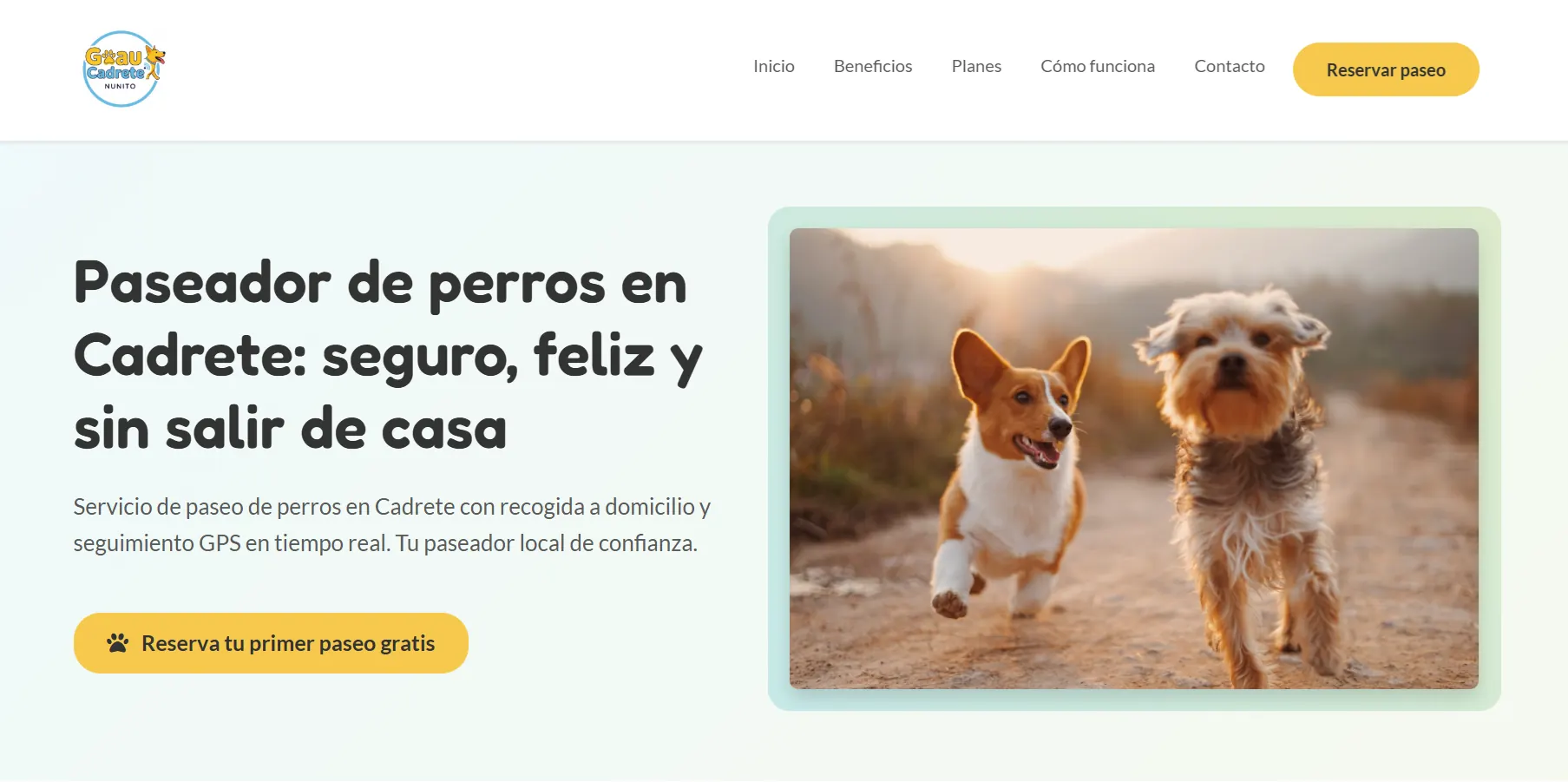 GrauCadrete — App web para negocio local